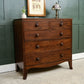 Large Georgian Mahogany Chest of Drawers - 2 Over 3