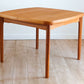 Mid century retro Danish oak dining table