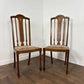 Pair of Edwardian Inlaid Mahogany Chairs