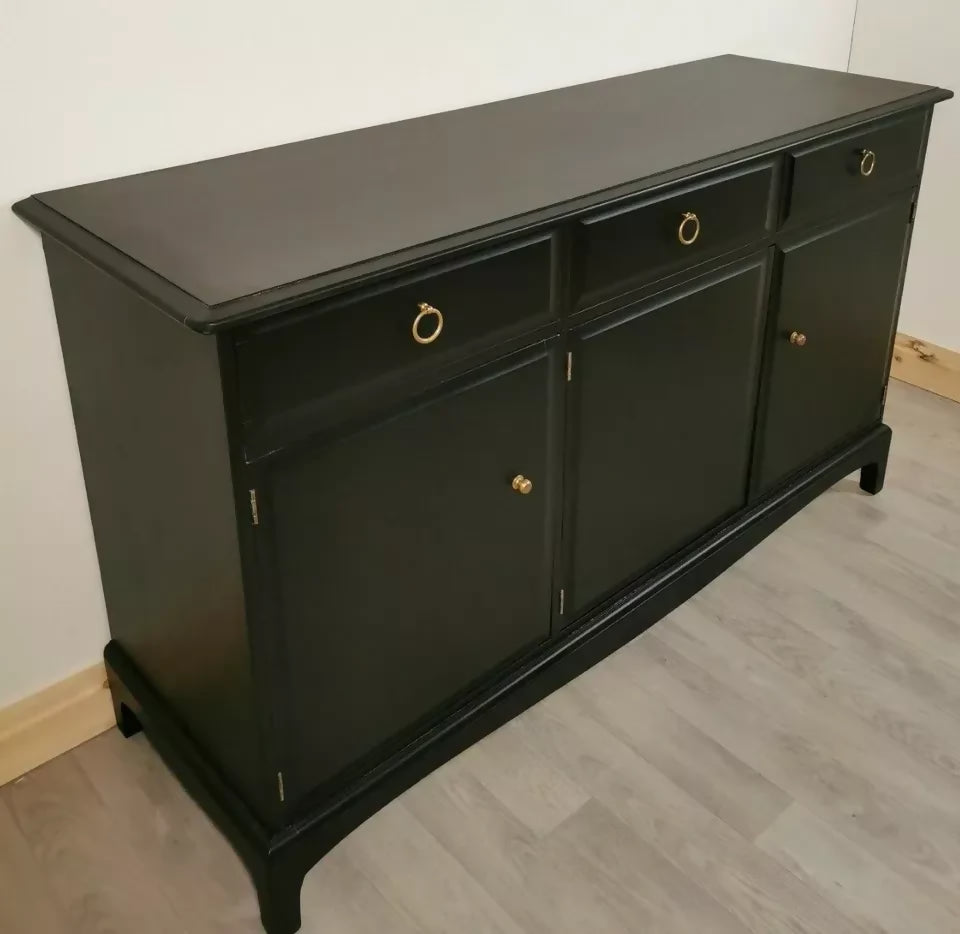 Black Vintage Stag Sideboard