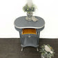 Grey And Silver Side Table