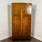 1950's Vintage Walnut Gents Wardrobe