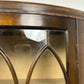 Vintage Walnut Bow Front Display Cabinet