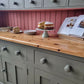 SOLD OUT Solid Vintage Pine Welsh Dresser, Painted Bespoke Dresser, Country Kitchen, Farmhouse, Shop Display, Cafe, Pub