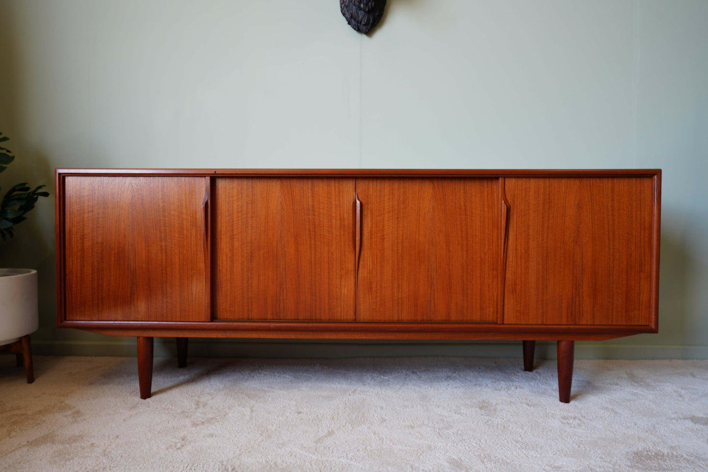 Axel Christiansen For Aco Møbler Teak Retro Sideboard – Denmark, C. 1960s