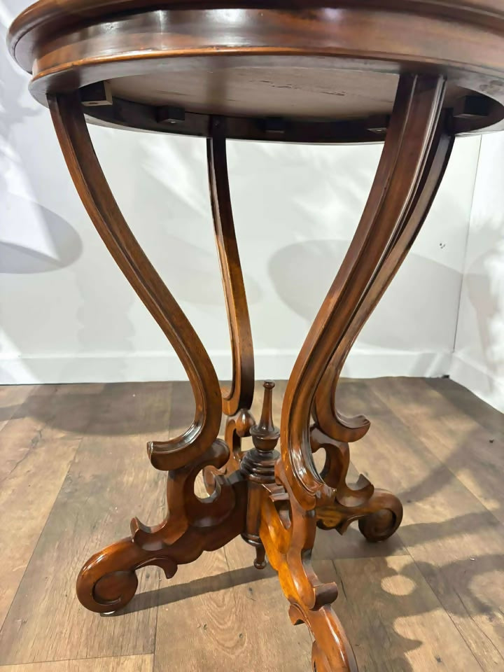 Victorian Style Carved Mahogany Centre Table