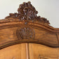 Wardrobe Antique French Style Oak Two Door Storage Carved Armoire LOT 6510
