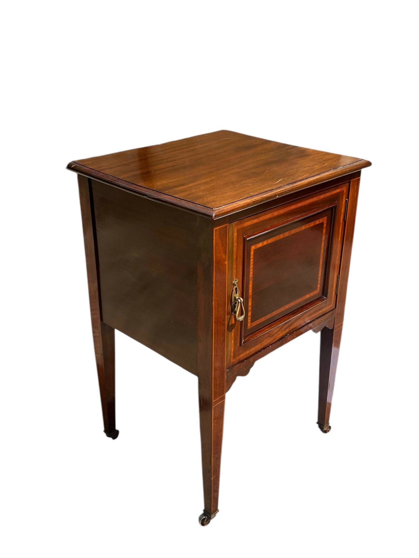 Antique Mahogany Edwardian bedside cupboard