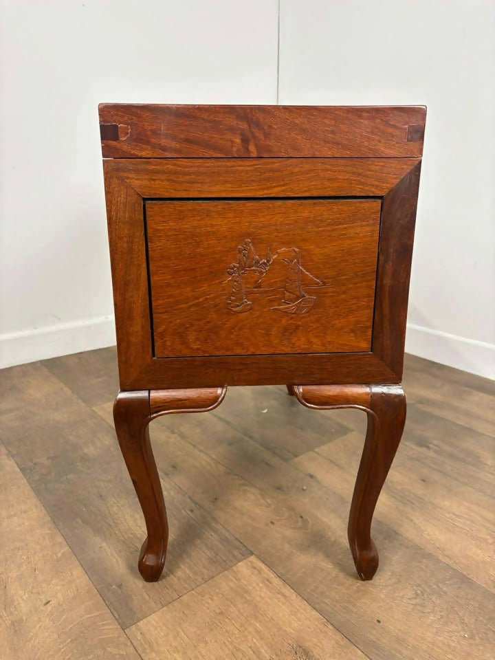 Oriental Style Camphor Wood Sewing Chest