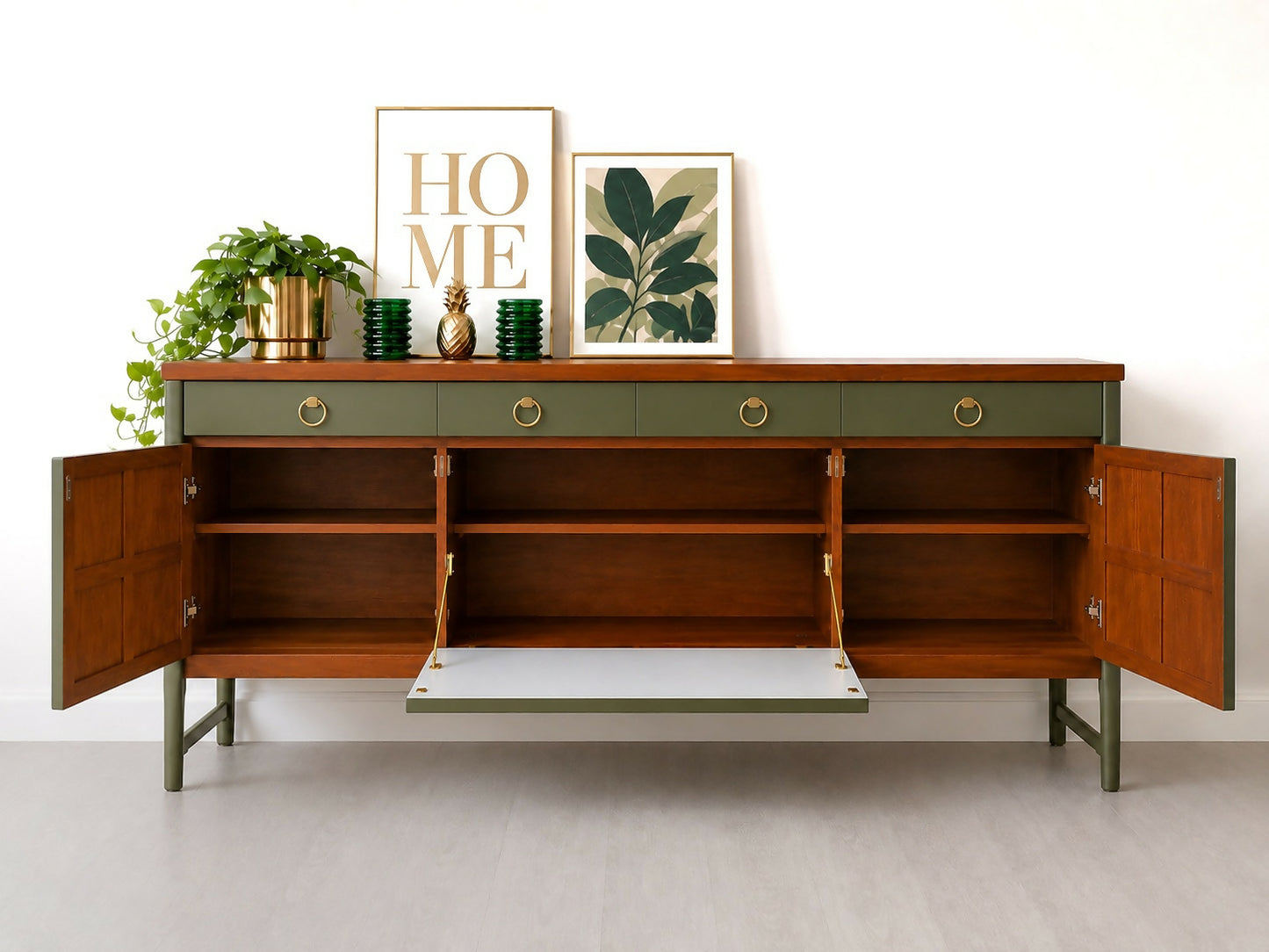 Paint to order- mid-century modern Nathan sideboard-drinks cabinet