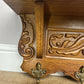 Coat Rack Vintage French Oak 6 Hooks Wall Shelf Carved Coat Hanger LOT 6551