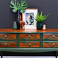 Green Art Deco Sideboard