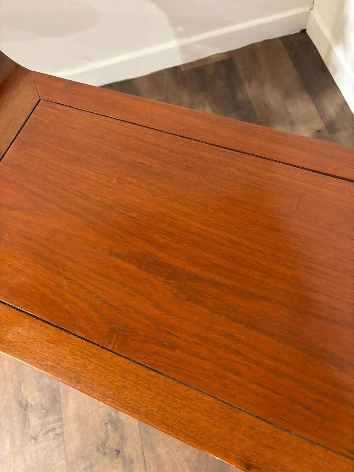 Oriental Style Side Table with Single Drawer