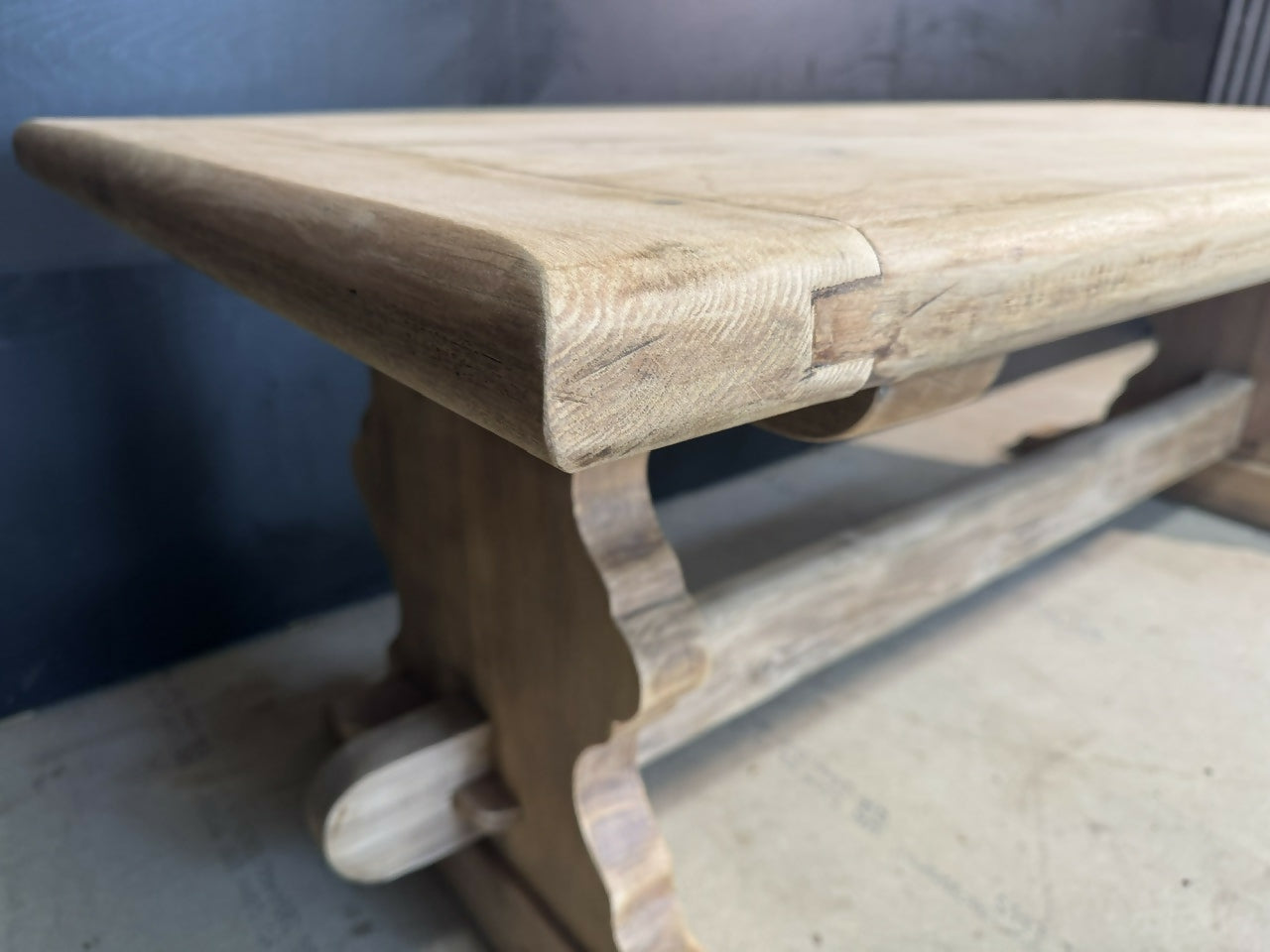 Quality Oak Farmhouse Dining Table