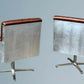 Two Hand Dyed Brown Leather Aviators Swivel Captains Chairs