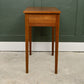 Mid Century Teak Console Table Side Table with Red Handle - 1960s