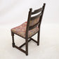 6 Old Charm Dining Chairs Tudor Brown Studded Upholstery FREE UK Delivery