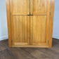 Modern Oak Two Door Wardrobe – Compact Hanging Wardrobe
