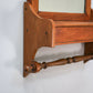 Arts and Crafts Bathroom Wall Mirror with Towel Rail and Box