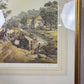 J.L. Chapman Framed Country Village Print – Horse & Cart Scene