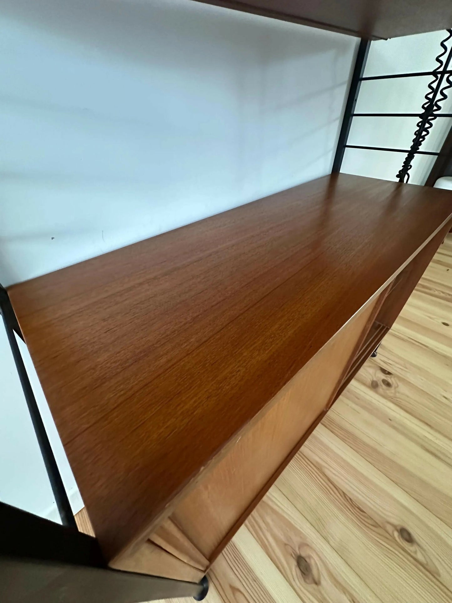 Vintage Ladderax Unit Mid Century Modular Shelving Unit