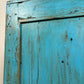 Vintage Indian Reclaimed Wooden Blue Rustic Cupboard