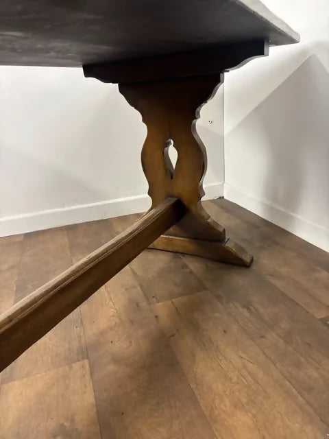 Vintage Oak Refectory Style Dining Table