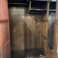 Vintage Oak Priory Double Wardrobe With Linen Fold Designm