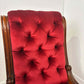 Antique Nursing Chair Having Button Back Upholstery