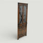 Old Charm Corner Display Cabinet with Leaded Glass Tudor Brown FREE UK Delivery*. SBR11068/2110E