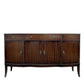 Medium Vintage Strongbow Serpentine Mahogany Sideboard