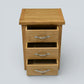 Small Light Oak Chest Of Drawers Bedside 3 Drawers Cabinet FREE UK Delivery*