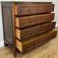 Chest of Drawers Vintage French Louis Oak 4 Drawers Carved Cabinet LOT 6269