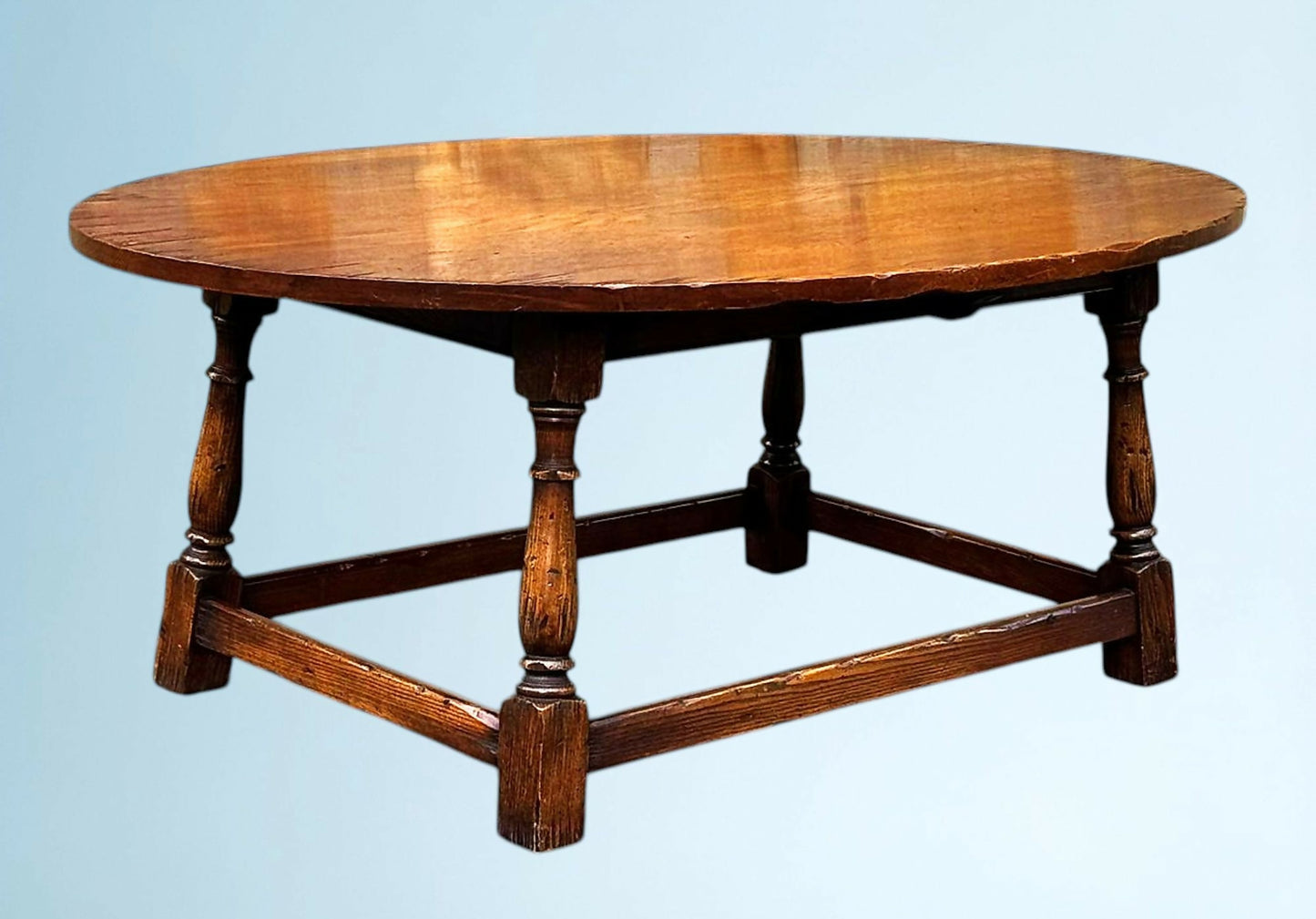 Large Solid Oak Coffee Table
