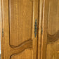 Wardrobe Vintage French Louis XVI Style Oak Four Door Carved Armoire LOT 6455