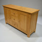 Light Oak Sideboard 2 Cupboards 3 Central Drawers Shelves FREE UK Delivery*. SBR10990/0110E