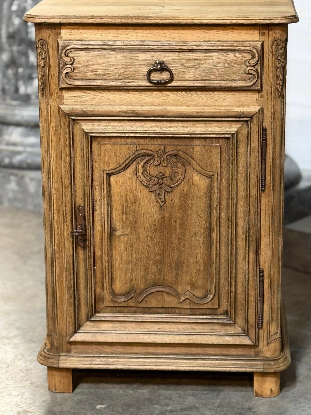 Quality French Bleached Oak Cupboard