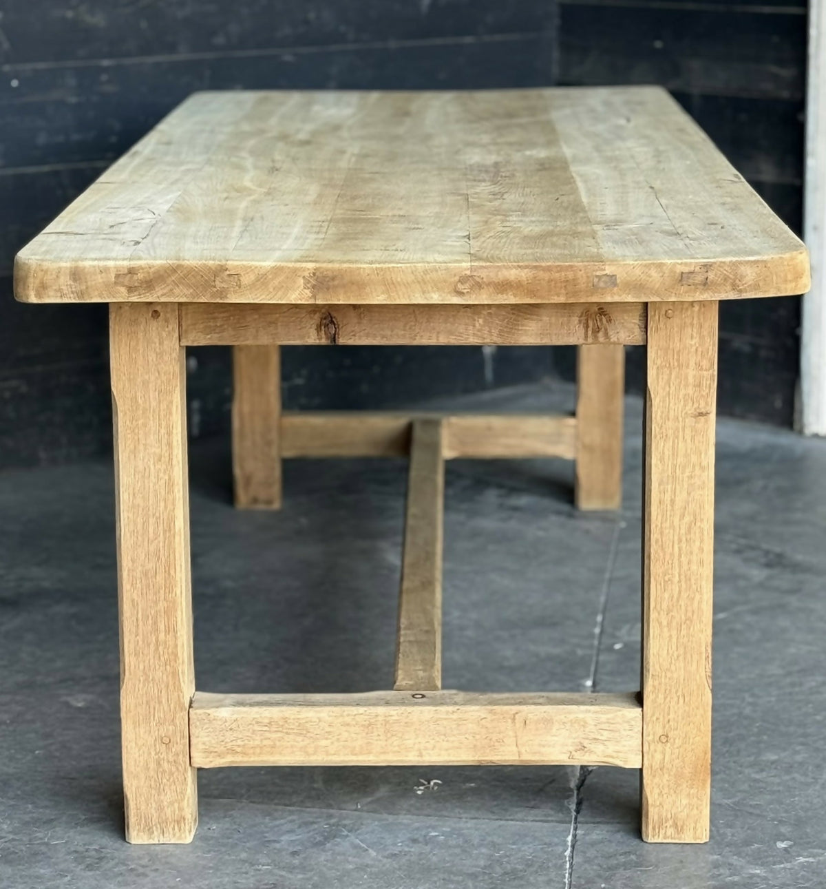 Large Normandy Oak Farmhouse Dining Table
