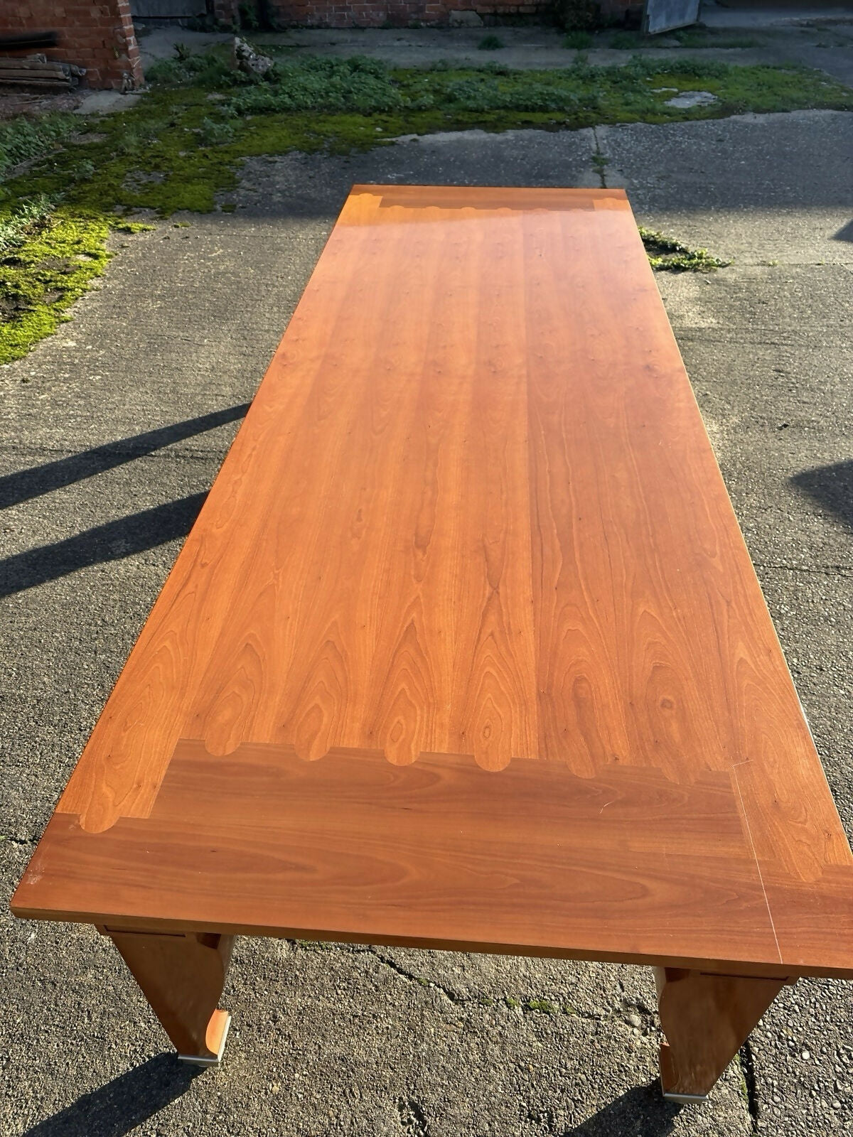 Vintage Leon Krier for Giorgetti Mensa Magna Large Dining Boardroom Table