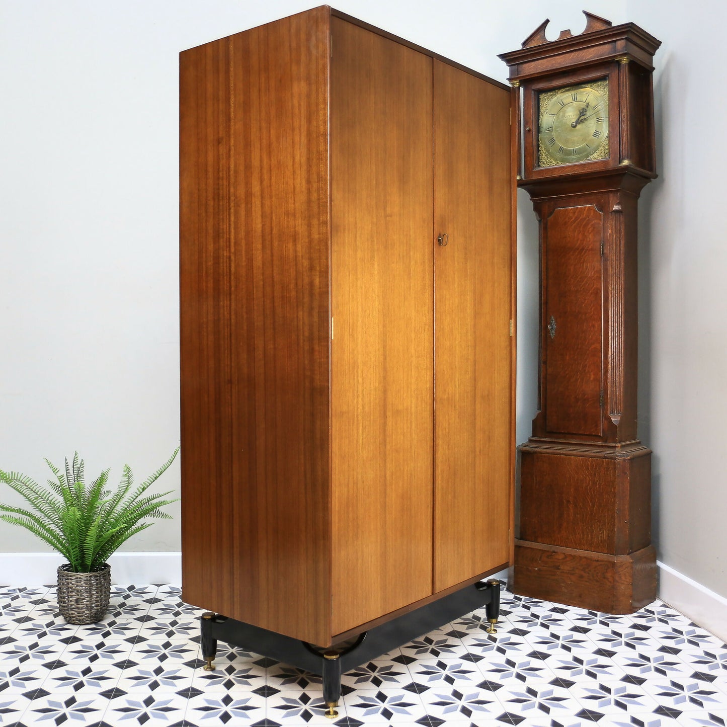 G Plan Fitted Wardrobe Tola and Black Librenza Range Mid Century Vintage