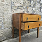 Vintage Chest Of Drawers Two Drawer Oak Cabinet Furniture Tallboy Super Proportions And Detailing