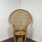 Vintage Woven Peacock Chair