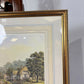J.L. Chapman Framed Country Village Print – Horse & Cart Scene