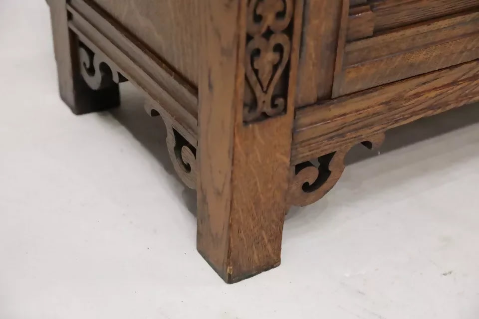 Jacobean Style Sideboard/Livery With Raised Back By Webber FREE UK Delivery