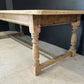 Large and Deep Oak Farmhouse Dining Table