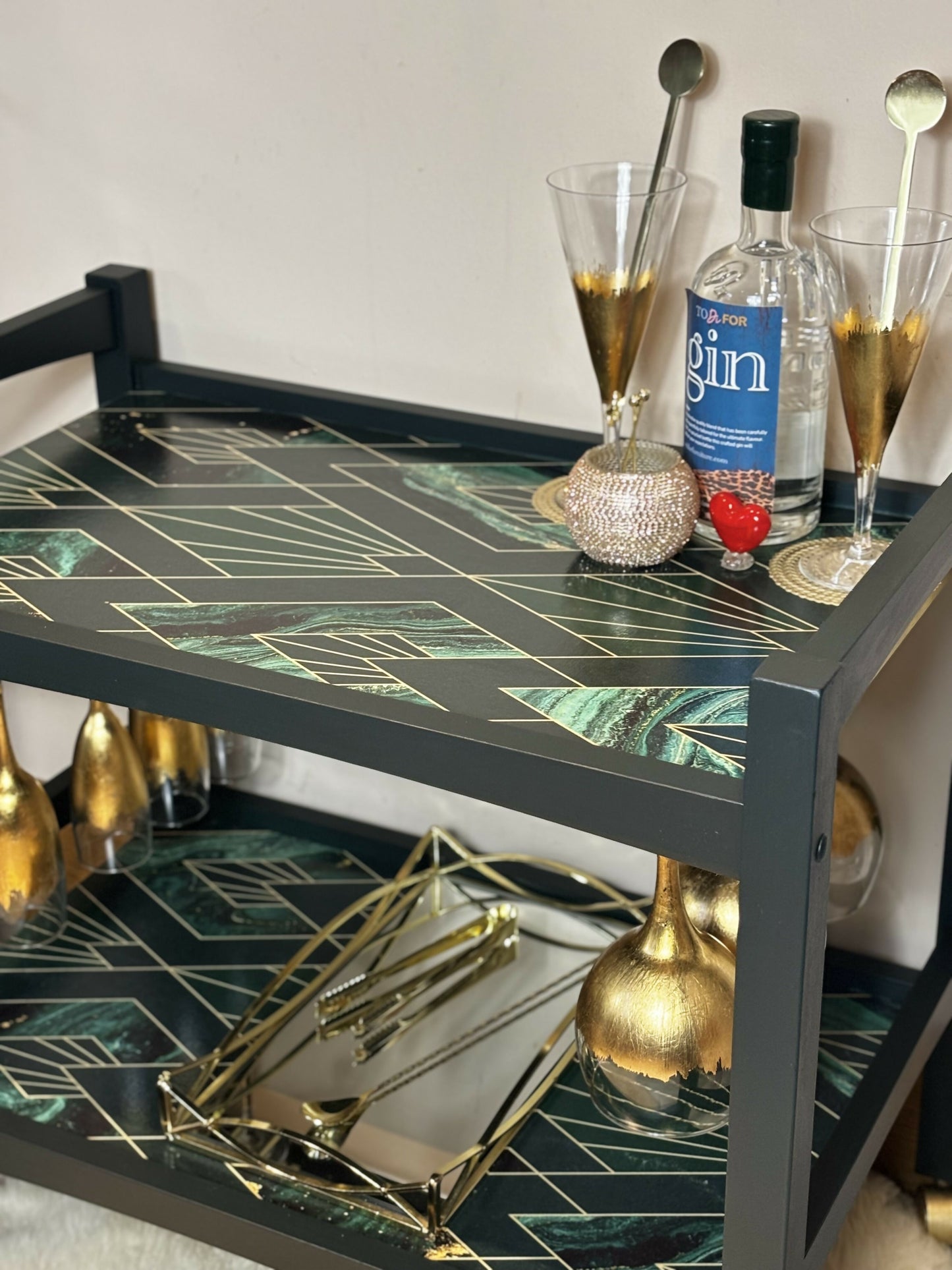 Art Deco Drinks Trolley