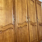 Wardrobe Vintage French Louis XVI Style Oak Four Door Carved Armoire LOT 4979