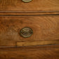 Victorian Bow Fronted Mahogany Chest of Drawers - 2 Over 3