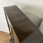 Art Deco Style Oak Leaded Glass Bookcase / Display Cabinet