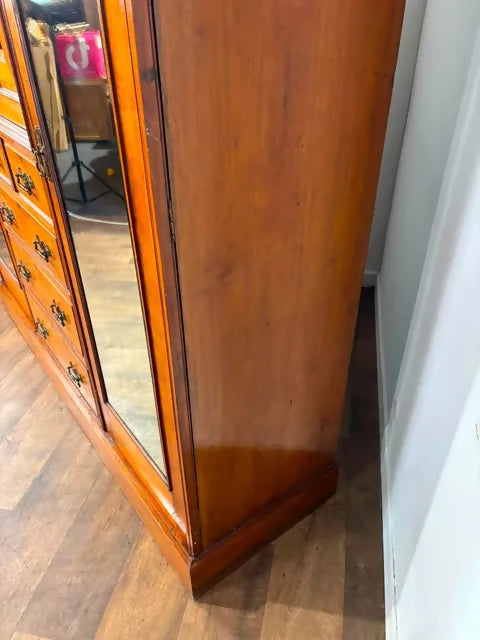 Edwardian Mahogany Compactum Wardrobe